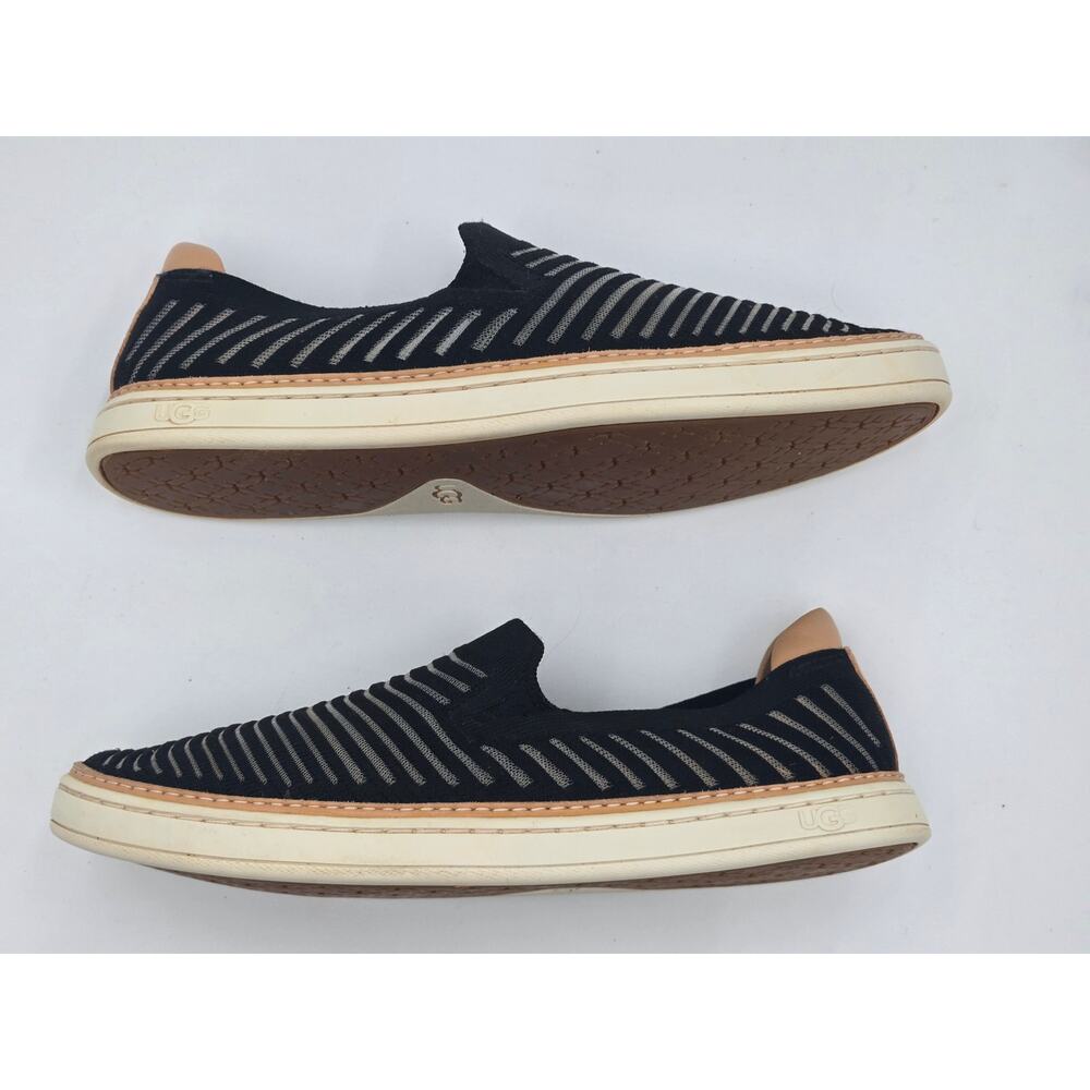 UGG Sammy Breeze Womens 6.5 Black Slip On Knit Casual Shoes - Picture 3 of 8